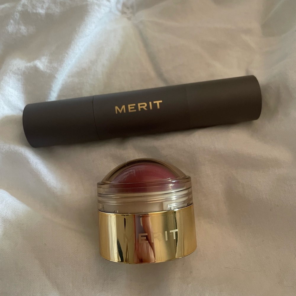 Merit Beauty Complexion Stick & Flush Blush Balm